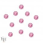 Motif Etoile 5 branches avec Strass Hotfix Swarovski Xirius 2078 coloris Rose clair thermocollant