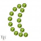 Motif Lune avec Strass Hotfix Swarovski Xirius 2078 coloris Olivine thermocollant