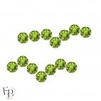 Motif Oiseaux avec Strass Hotfix Swarovski Xirius 2078 coloris Olivine thermocollant