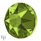 Strass Hotfix Swarovski Xirius 2078 SS20 (5 mm) et SS34 (7 mm) coloris Olivine thermocollant - Vue de profil
