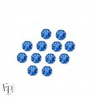 Motif Dièse avec Strass Hotfix Swarovski Xirius 2078 coloris Saphir thermocollant