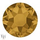 Strass Hotfix Swarovski Xirius 2078 SS20 (5 mm) et SS34 (7 mm) coloris Topaze thermocollant