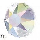 Zoom sur strass Crystal AB – cristal transparent aux reflets arc-en-ciel