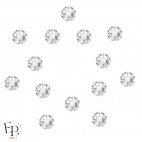 Motif Étoile 7 branches avec Strass Hotfix Swarovski Xirius 2078 coloris Cristal thermocollant