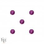 Motif Dé avec Strass Hotfix Swarovski Xirius 2078 coloris Fuchsia thermocollant