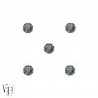 Strass Swarovski Black Diamond – éclat anthracite translucide - motif Dé