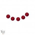 Cristal XIRIUS 2078 Light Siam – teinte rouge clair lumineuse - motif sourire