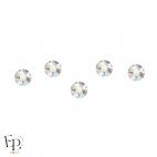 Strass thermocollant Swarovski Crystal AB – finition Aurora Borealis lumineuse - motif oiseau