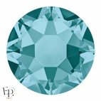 Strass Hotfix Swarovski Xirius 2078 SS20 (5 mm) et SS34 (7 mm) coloris Bleu Zircon thermocollant