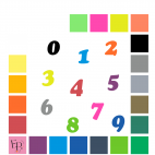 Chiffres à floquer style Amphore (police Cooper Std) - Uni mat thermocollant