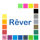 Rêver, en lettres majuscule et minuscules à floquer style Classique (police Arial Rounded) - Uni mat thermocollant