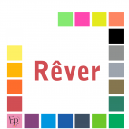 Rêver, en lettres majuscule et minuscules à floquer style Annuaire (police Bell Gothic) - Uni mat thermocollant