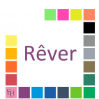 Rêver, en lettres majuscule et minuscules à floquer style Pure (police Calibri) - Uni mat thermocollant