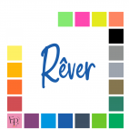 Rêver, en lettres à floquer style Liberté (police South Australia) - Uni mat thermocollant