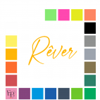 Rêver, en lettres à floquer style Mistral (police Next Southerland) - Uni mat thermocollant