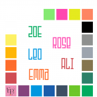 Prénoms en lettres majuscules et minuscules sans accent, à floquer style Jeu vidéo (police Playlines) - Uni mat thermocollant
