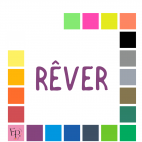 Rêver, en lettres à floquer style Neige (police Norquay) - Uni mat thermocollant