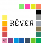 Rêver, en lettres à floquer style Port (police Puerto) - Uni mat thermocollant