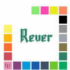 Rêver, en lettres à floquer sans accent style Chevalier (police Lumberjack) - Uni mat thermocollant