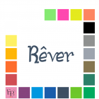 Rêver, en lettres à floquer style Enfant (police Chilldren) - Uni mat thermocollant