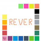 Rêver, en lettres à floquer style Bonbon (police Candish) - Uni mat thermocollant