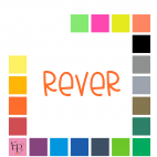 Rêver, en lettres à floquer sans accent style Ami (police Imaginary Friend) - Uni mat thermocollant