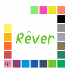 Rêver, en lettres à floquer style Tremblement (police Shaky Halloween) - Uni mat thermocollant