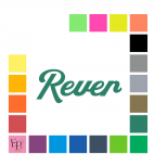 Rever, en lettres à floquer sans accent style Elan (police Radicals) - Uni mat thermocollant