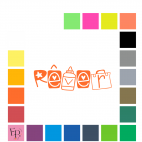 Rêver, en lettres à floquer style Rentrée scolaire (police Pn ready for school) - Uni mat thermocollant