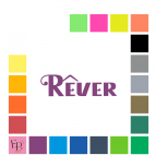 Rêver, en lettres à floquer style Fée (police Love Fairy) - Uni mat thermocollant