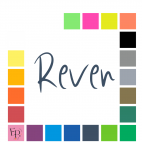 Rever, en lettres à floquer sans accent  style Wasabi (police Wasabi) - Uni mat thermocollant