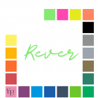 Rever, en lettres à floquer sans accent style Majesté (police Majesty) - Uni mat thermocollant