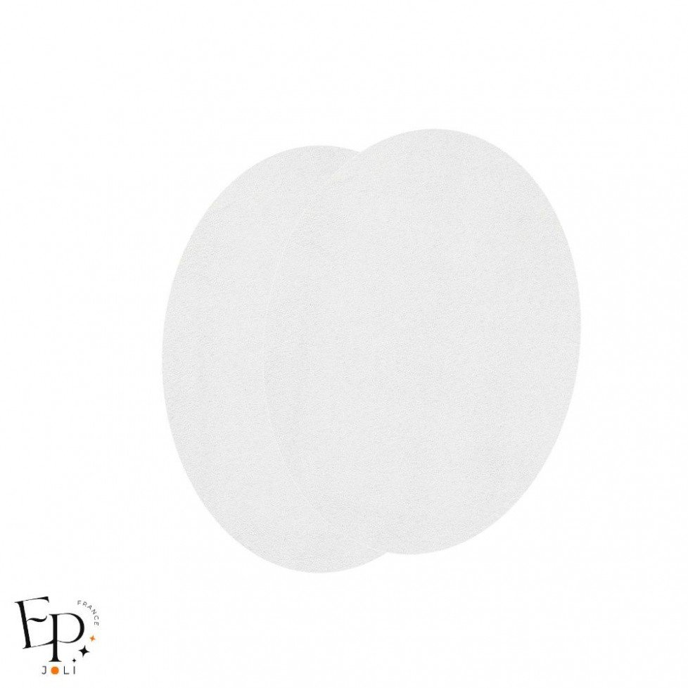 Paire de Genouillères / Coudières thermocollantes enfants en Suédine coloris Blanc Paire de Genouillères / Coudières thermocollantes enfants en Suédine coloris Blanc