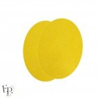 Paire de Genouillères / Coudières thermocollantes enfants en Suédine coloris Jaune