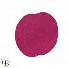 Paire de Genouillères / Coudières thermocollantes enfants en Suédine coloris Rose Fuchsia