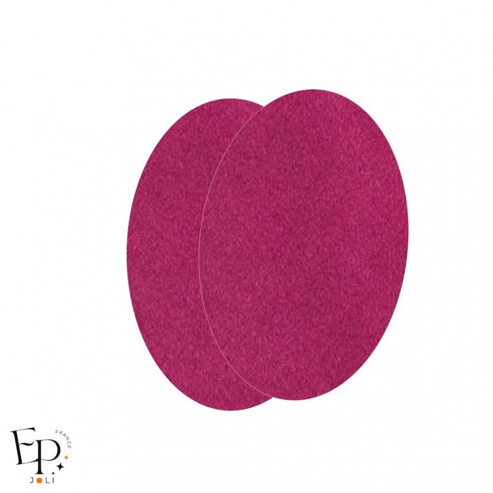 Paire de Genouillères / Coudières thermocollantes enfants en Suédine coloris Rose Fuchsia Paire de Genouillères / Coudières thermocollantes enfants en Suédine coloris Rose Fuchsia