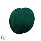 Paire de Genouillères / Coudières thermocollantes en Suédine coloris Vert canard