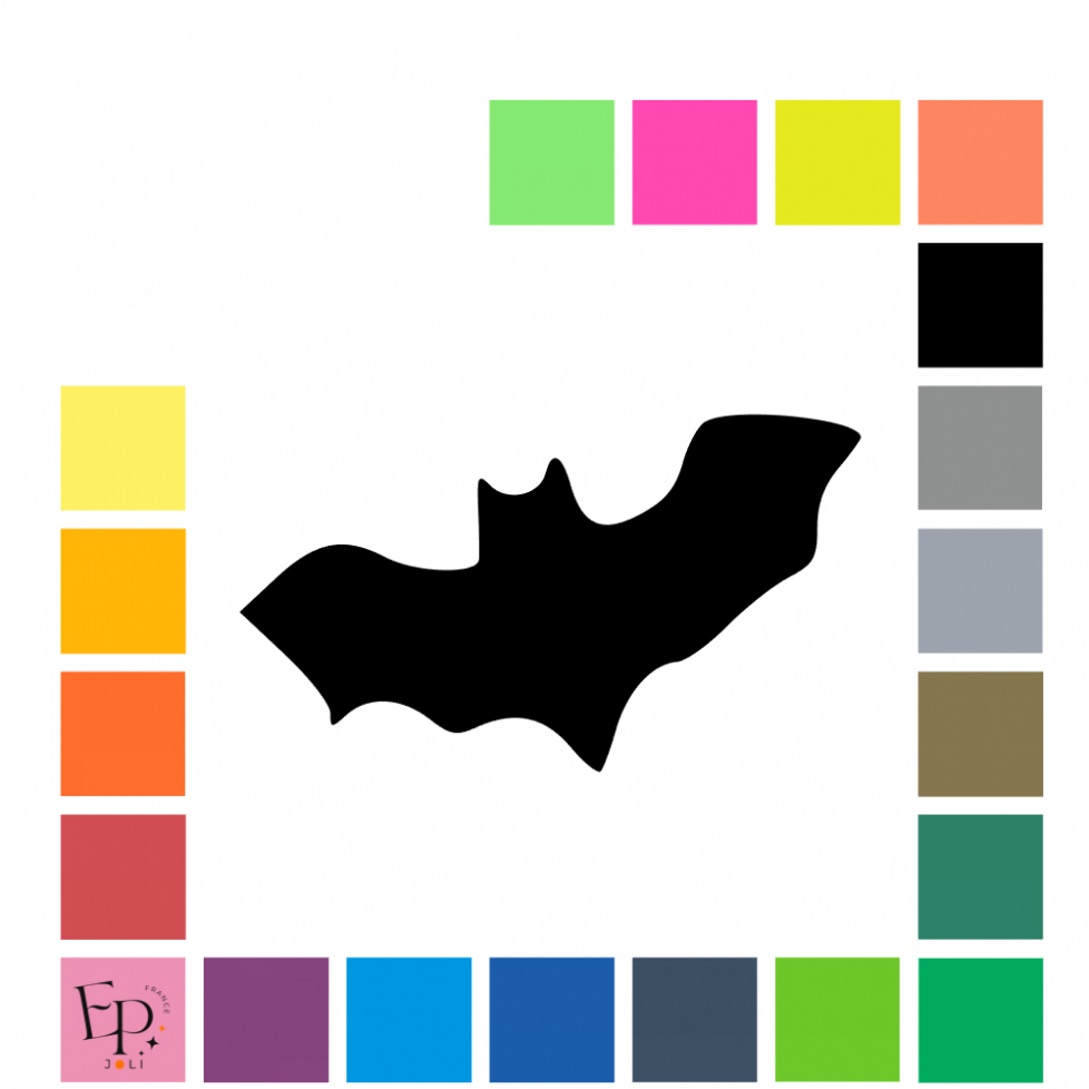 Chauve-souris à floquer - Uni mat thermocollant Chauve-souris à floquer - Uni mat thermocollant