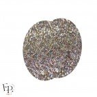 Genouillère & Coudière x 2 - Ovale Enfant Thermocollant - Argent multicolore Pailleté Star