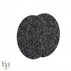 Genouillère & Coudière x 2 - Ovale Enfant Thermocollant Noir Pailleté Star