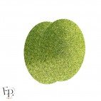 Genouillère & Coudière x 2 - Ovale Adulte Thermocollant - Vert Citron Pailleté Jaune Star