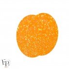 Genouillère & Coudière x 2 - Ovale Enfant Thermocollant - Orange fluo Pailleté Star