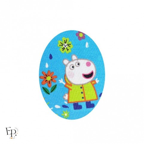 Genouillère / Coudière thermocollante enfant motif Suzy sheep