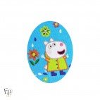 Genouillère / Coudière thermocollante enfant motif Suzy sheep