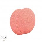 Genouillère & Coudière x 2 - Ovale Adulte Thermocollant - Rose fluo Pailleté Star