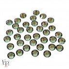 Strass thermocollant Swarovski 7 mm couleur Erinite – brillance fraîche et subtile pour vêtements et customisation textile