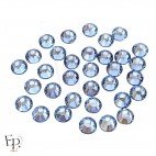 Strass Swarovski thermocollants Light Saphir SS34 7 mm pour vêtements et customisation textile