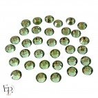 Strass Swarovski thermocollants Peridot SS34 7 mm pour vêtements et customisation textile