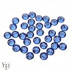 Strass Swarovski thermocollants Saphir SS34 7 mm pour vêtements et customisation textile
