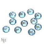 Strass Swarovski thermocollants Aquamarine SS34 7 mm pour vêtements et customisation textile
